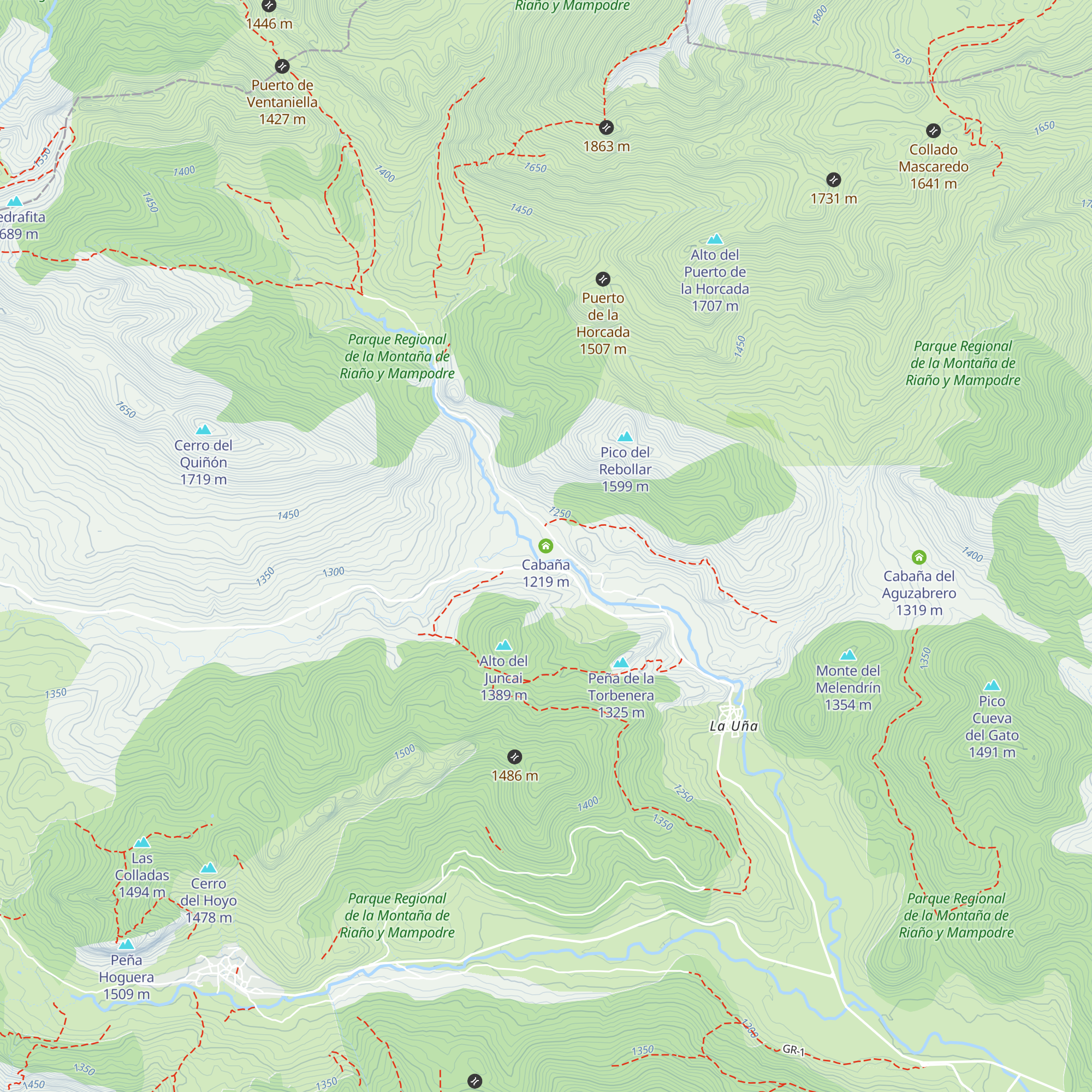 Cabaña map