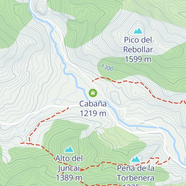 Map of Cabaña