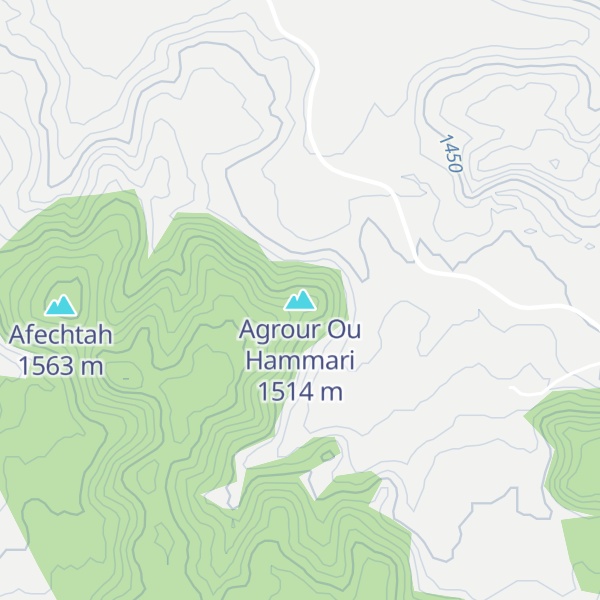 Map of Agrour Ou Hammari
