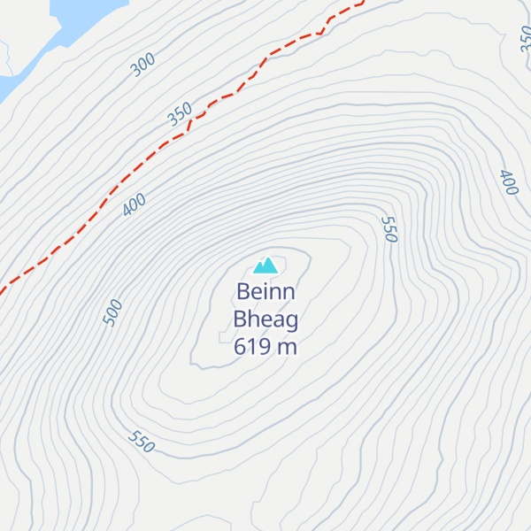 Map of Beinn Bheag