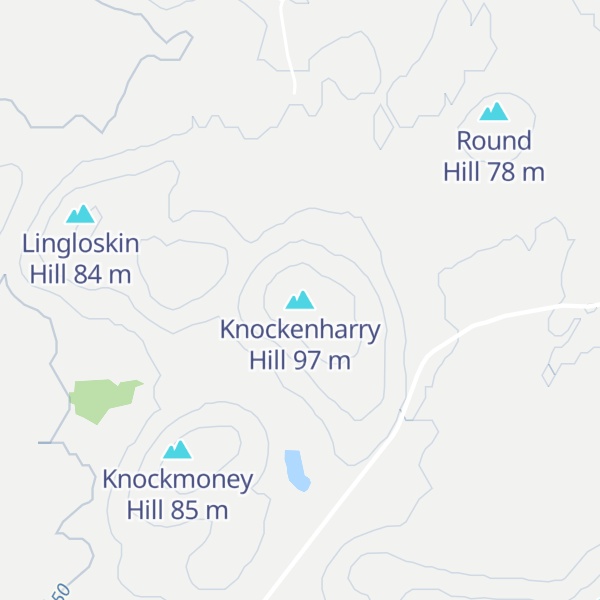 Map of Knockenharry Hill
