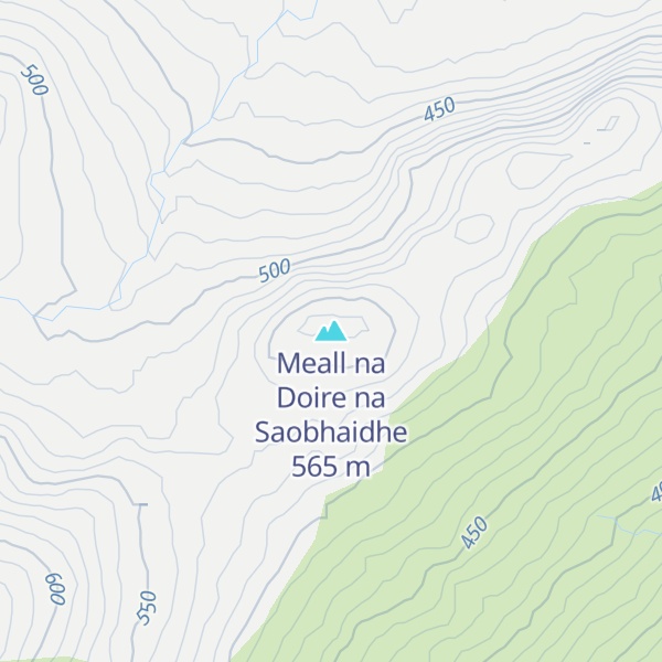 Map of Meall na Doire na Saobhaidhe