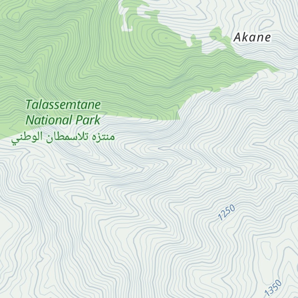 Map of Jbel Tajaglet