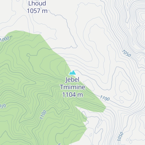 Map of Jebel Tmimine