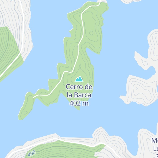 Map of Cerro de la Barca