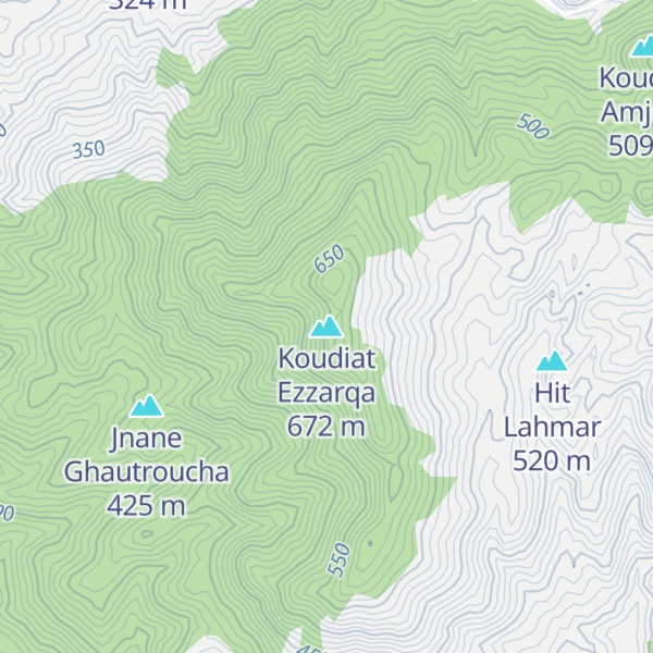 Map of Koudiat Ezzarqa