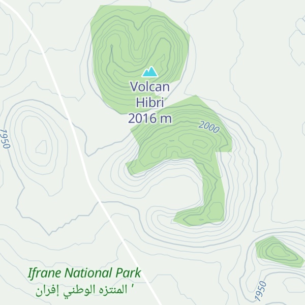 Map of Volcan Hibri 2