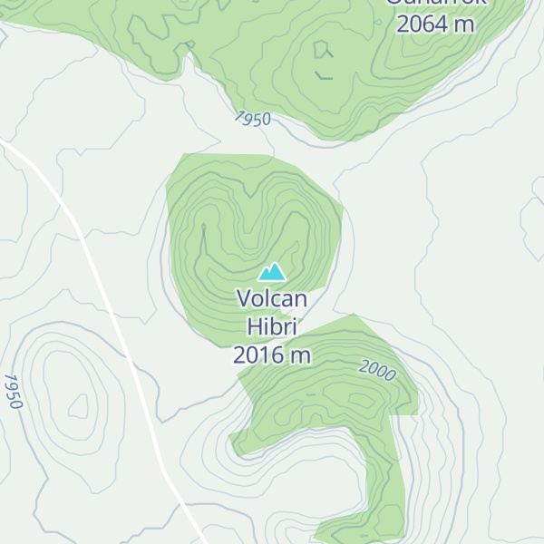 Map of Volcan Hibri