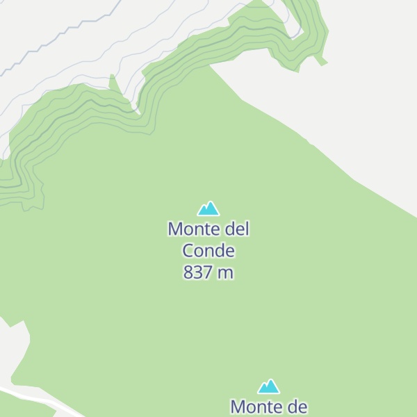 Map of Monte del Conde