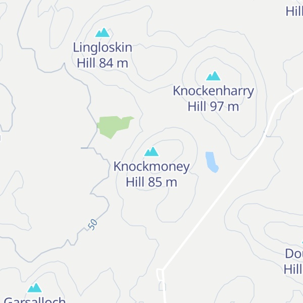 Map of Knockmoney Hill