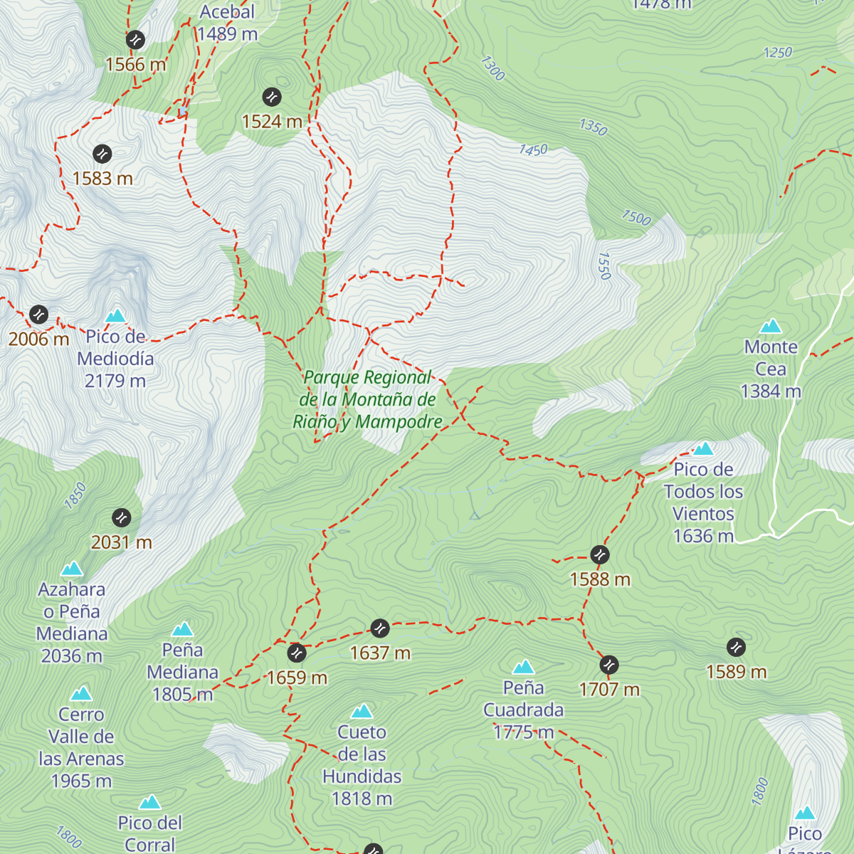 Cabaña de Escobio map