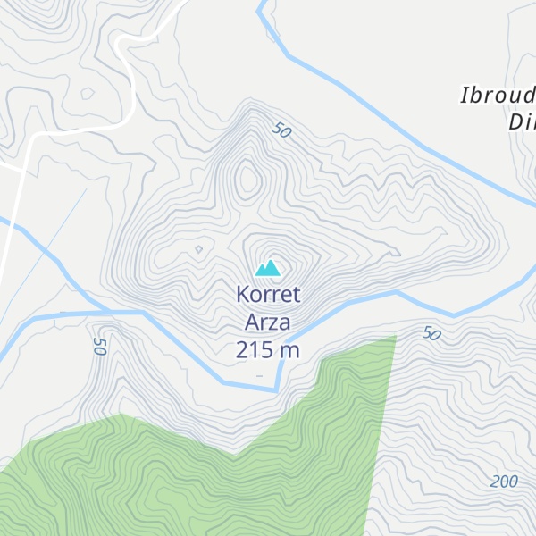 Map of Korret Arza