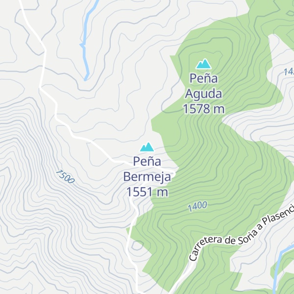 Map of Peña Bermeja