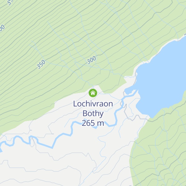 Map of Lochivraon Bothy