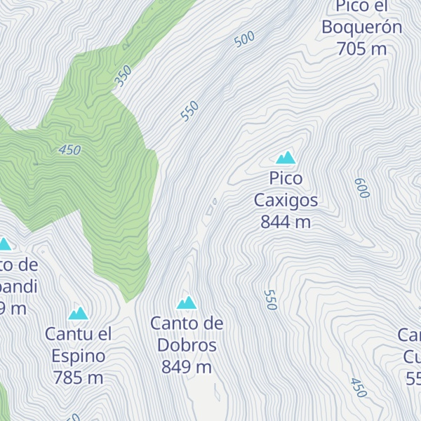 Map of Cantu la Muezca