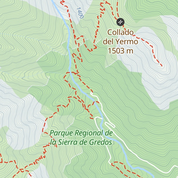 Map of Refugio Nogal del Barranco