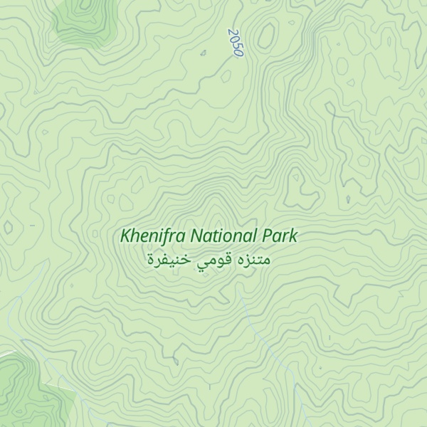 Map of Jebel Igardane