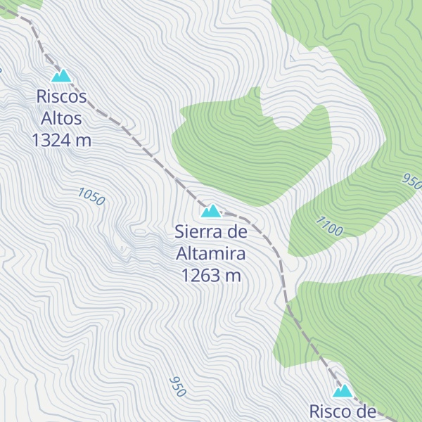Map of Sierra de Altamira