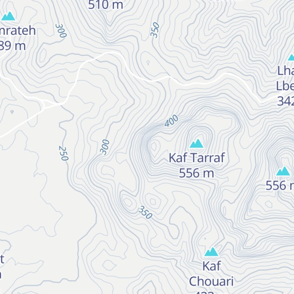 Map of Jbel Arechkou