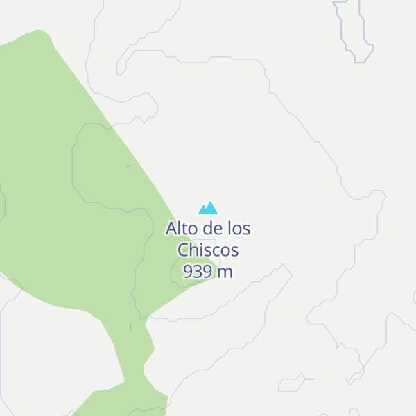Map of Alto de los Chiscos