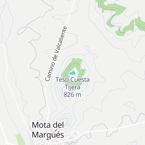 Map of Teso Cuesta Tijera