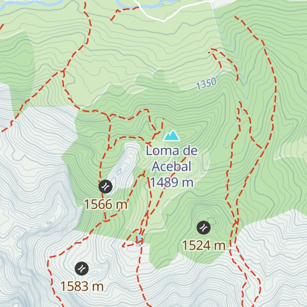 Map of Cabaña