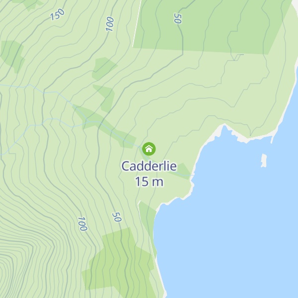 Map of Cadderlie