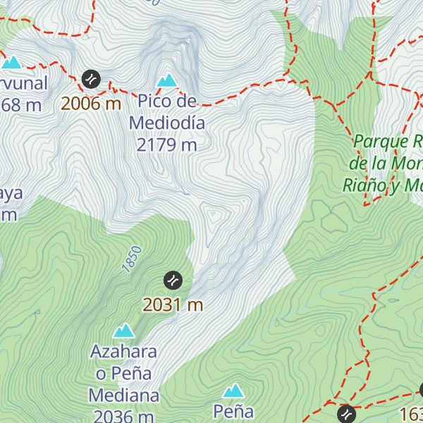 Map of Peña Brava