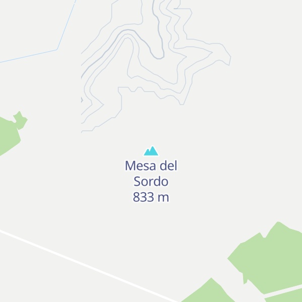 Map of Mesa del Sordo