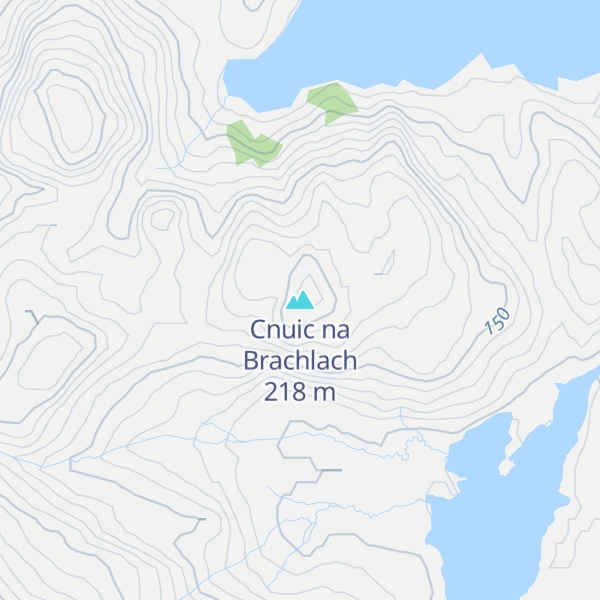 Map of Cnuic na Brachlach