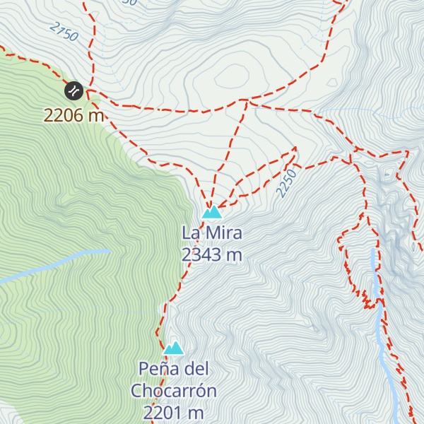 Map of La Mira