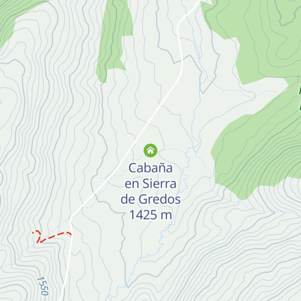 Map of Cabaña en Sierra de Gredos