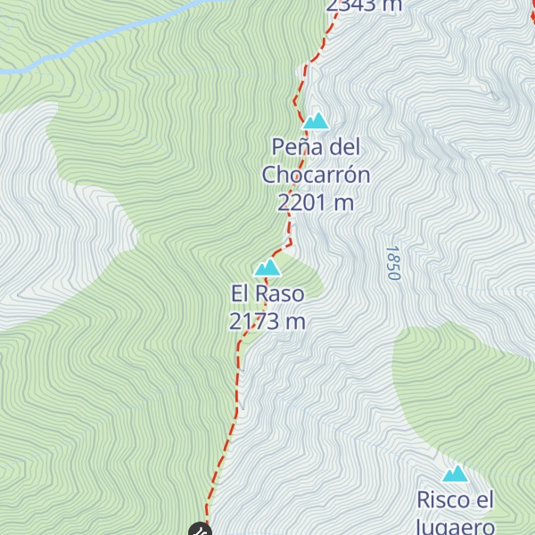 Map of El Raso