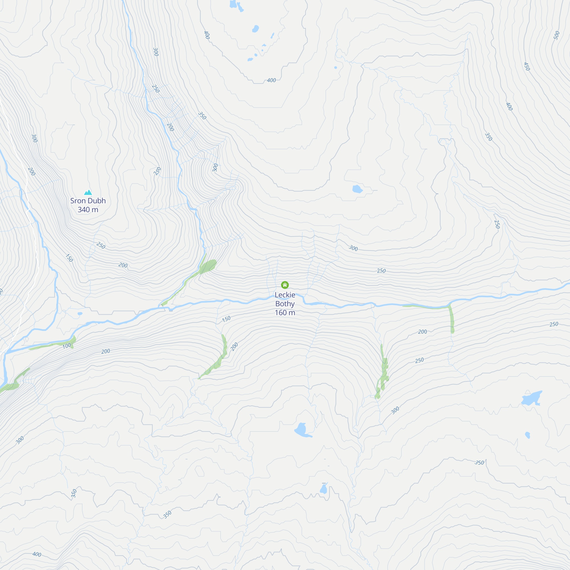 Leckie Bothy map