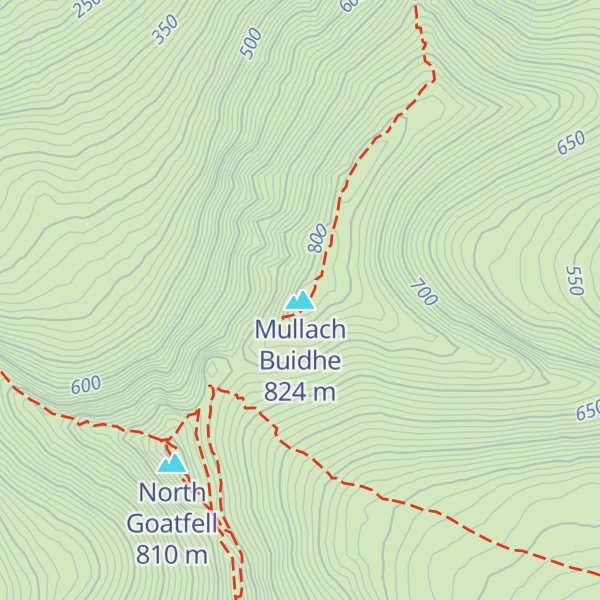 Map of Mullach Buidhe