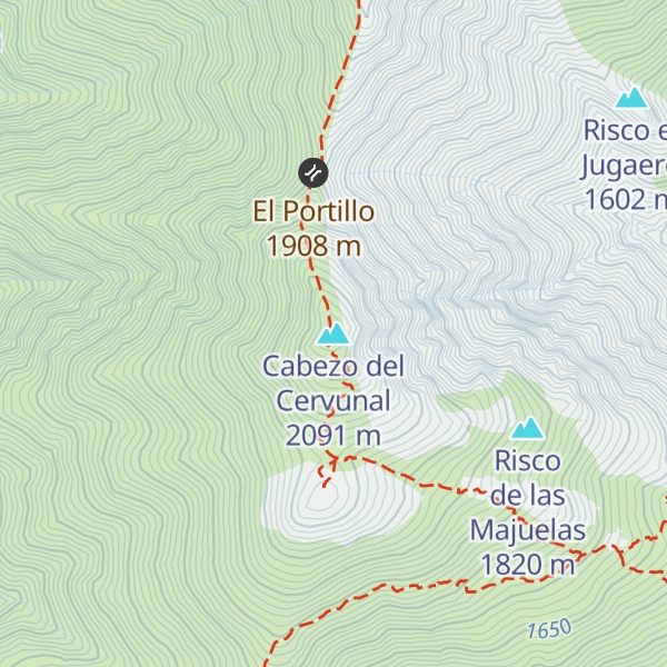 Map of Cabezo del Cervunal