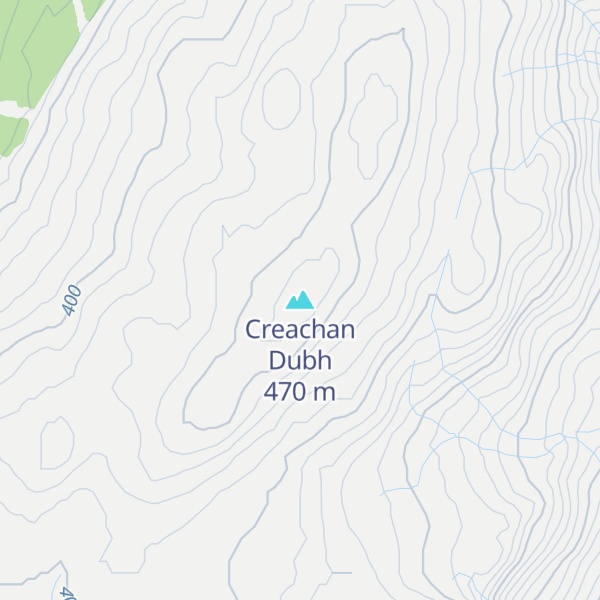 Map of Creachan Dubh