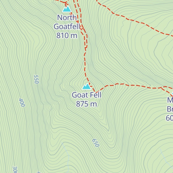 Map of Goat Fell