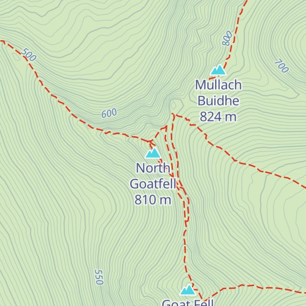 Map of North Goatfell