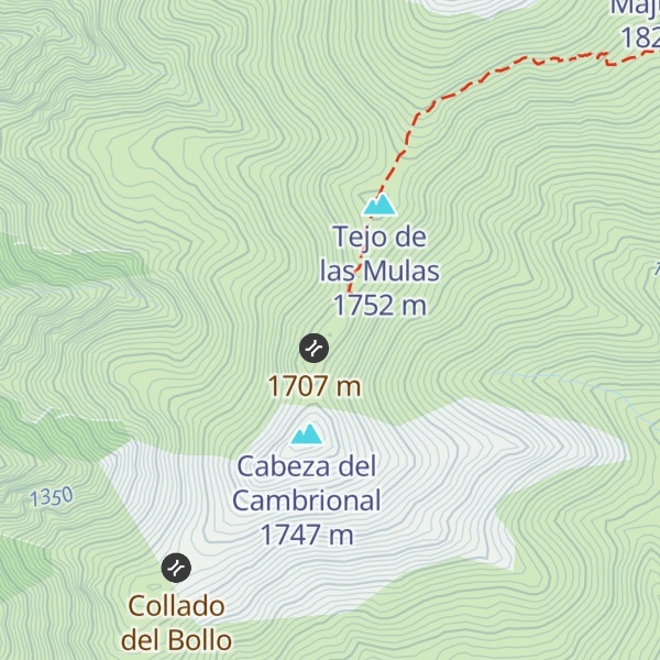 Map of Risco de los Barrerones