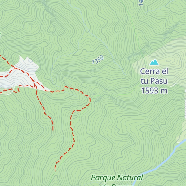 Map of Pico Alto Paso
