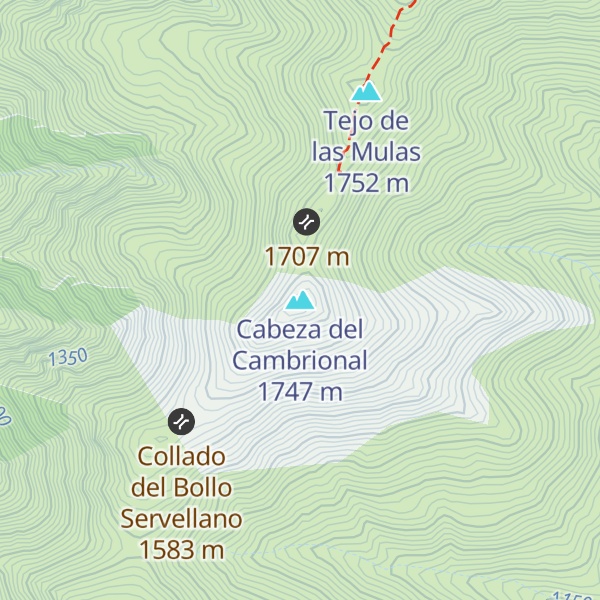 Map of Cabeza del Cambrional