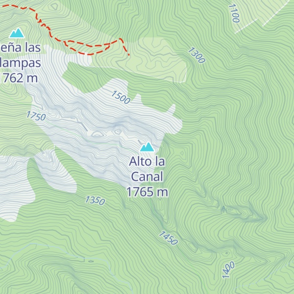 Map of Alto la Canal