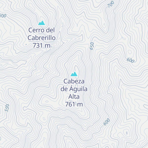 Map of Cabeza de Águila Alta