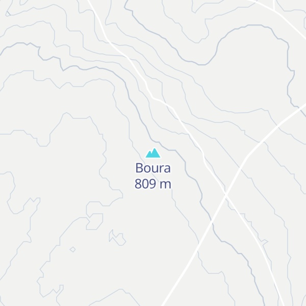 Map of Boura