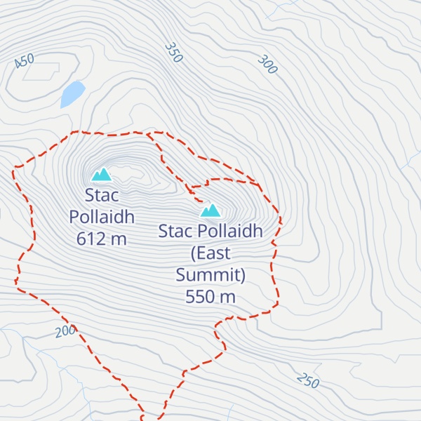 Map of Stac Pollaidh (East Summit)