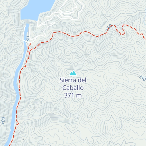 Map of Sierra del Caballo