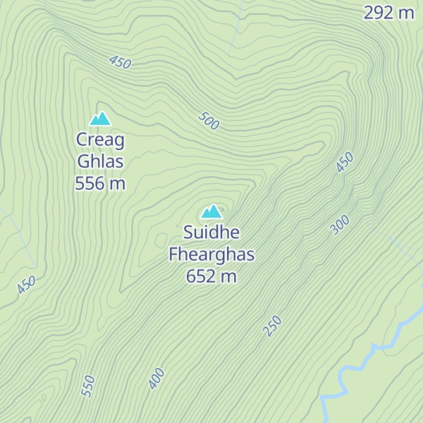 Map of Suidhe Fhearghas
