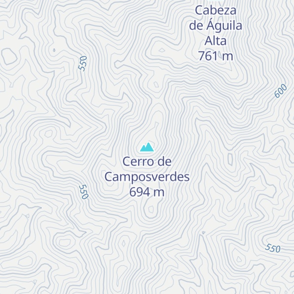 Map of Cerro de Camposverdes