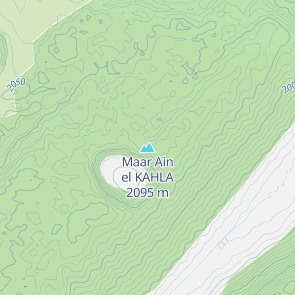 Map of Maar Ain el KAHLA